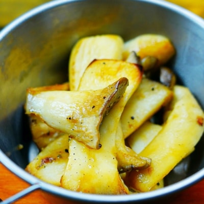 エリンギのガーリック炒め