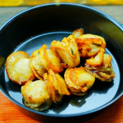 ホタテのバター炒め