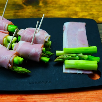 シャキシャキ食感！アスパラベーコン巻き