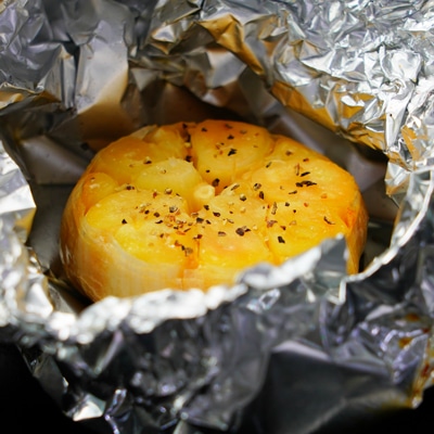 とろとろホクホク!ニンニクの丸ごと焼き