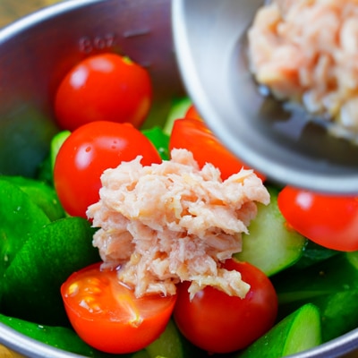 簡単！きゅうりとツナのサラダ