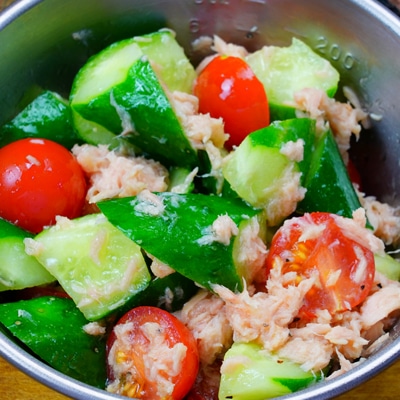 簡単！きゅうりとツナのサラダ