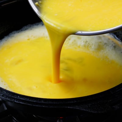 口の中でとろける！ふわふわ卵のオムライス