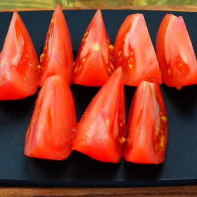 ごま油香る!トマトと卵の中華炒め