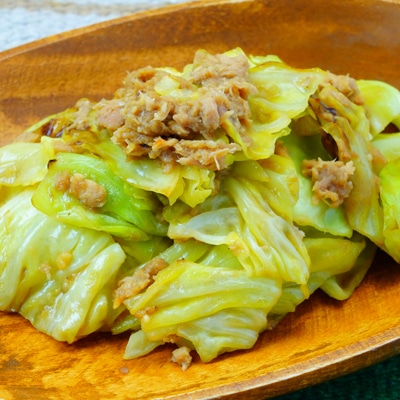 箸が止まらない！キャベツとツナの味噌焼き