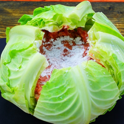 巻かない!丸ごとロールキャベツ