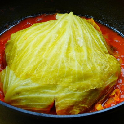 巻かない!丸ごとロールキャベツ