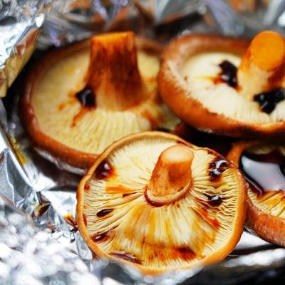 群馬県下仁田産!原木生椎茸のホイル焼き