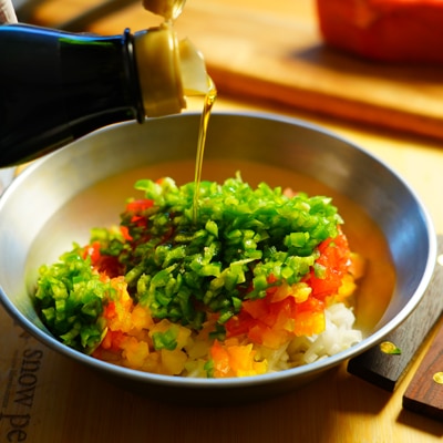 モウリョソースで食べる！シュラスコ