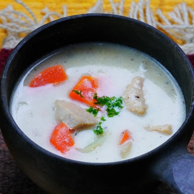 濃厚！あさぎりバターと牛乳のシチュー