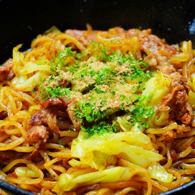 麺がモチモチ！富士宮やきそば