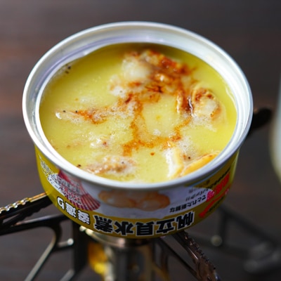 缶ごと！ホタテ缶のバター煮