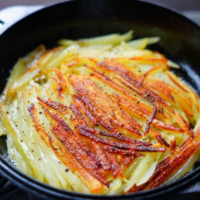 切って焼くだけ!じゃがいものガレット