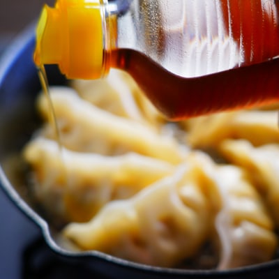 ごま油で!セブンイレブンの冷凍餃子