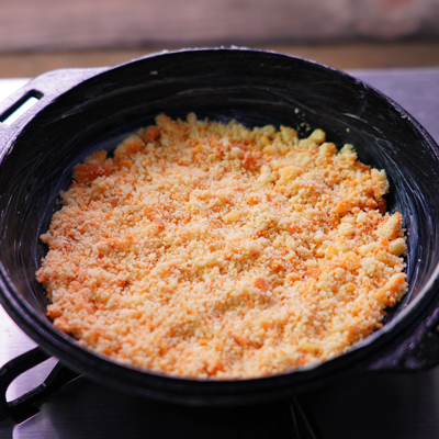 ホワイトデーに！スキレットで作るクリームチーズケーキ