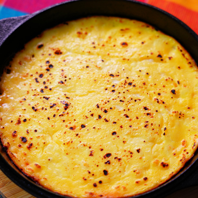 ホワイトデーに！スキレットで作るクリームチーズケーキ