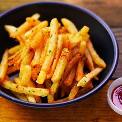 スキレットで冷めたポテトが復活！