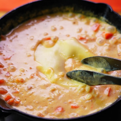 冷めたご飯が大変身!あつあつカレーリゾット