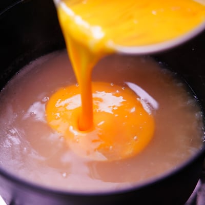 余った冷めたご飯で！卵雑炊