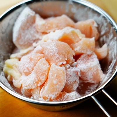 鶏胸肉で!やまきホルモン風