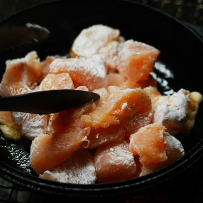 鶏胸肉で!やまきホルモン風