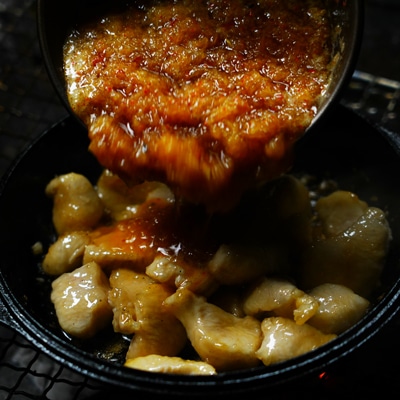 鶏胸肉で!やまきホルモン風