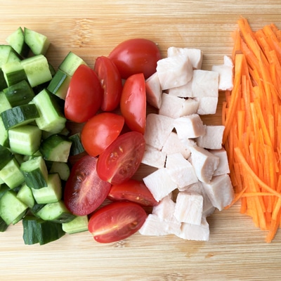 スプーンで食べる!ジャーコロコロサラダ