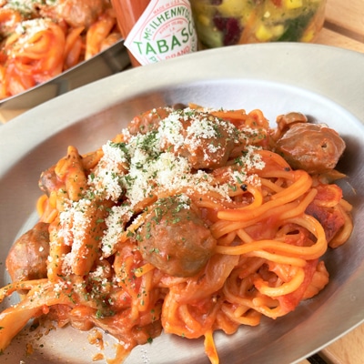 子供に大人気!ミートボールスパゲッティ