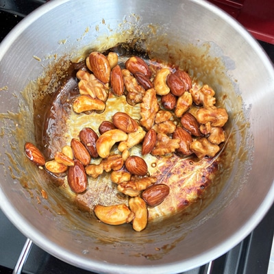 病みつき!!キャラメリゼナッツ入りチーズ