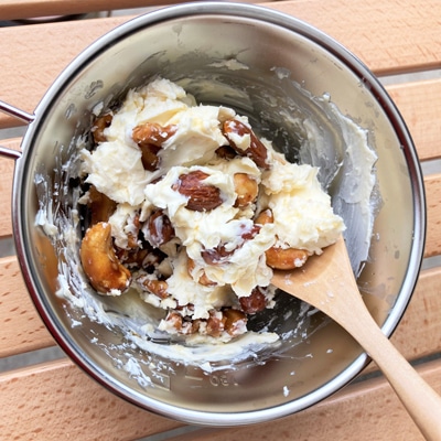 病みつき!!キャラメリゼナッツ入りチーズ