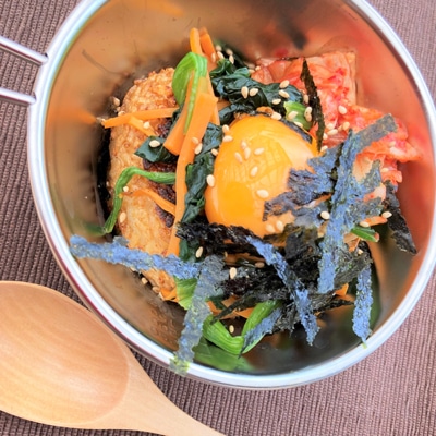 焼きおにぎりdeビビンバ!