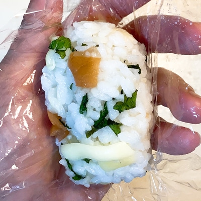 手毬ずし風!春の肉巻きおにぎり