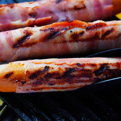 肉×肉!コストコのチーズ入りベーコン巻きフランク