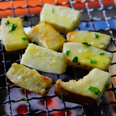 バジル香る!エリンギのガーリックバジル焼き