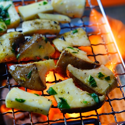 バジル香る!エリンギのガーリックバジル焼き