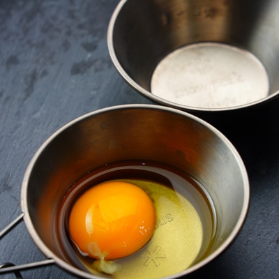 シェラカップで作る！出汁香る茶碗蒸し