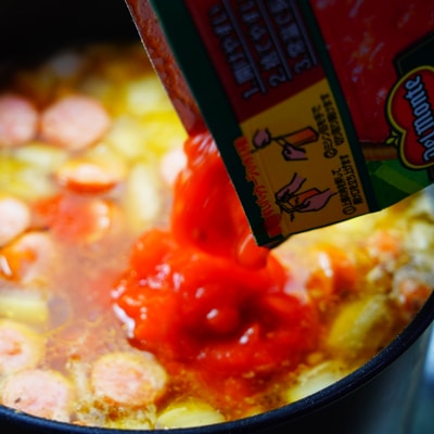 トマトの旨味たっぷり!具沢山ミネストローネ