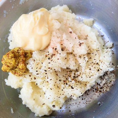 冷まさず食べる！クイックポテサラ