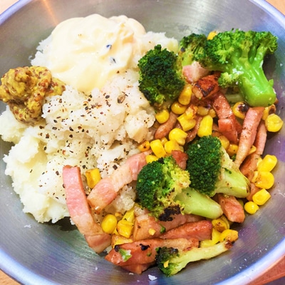 冷まさず食べる！クイックポテサラ