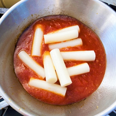 エビチリなトッポギ！