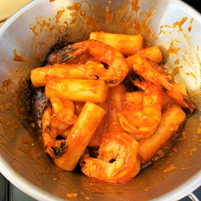 エビチリなトッポギ！