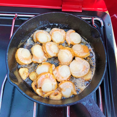 みそで作る！ホタテのガリバタ炒め