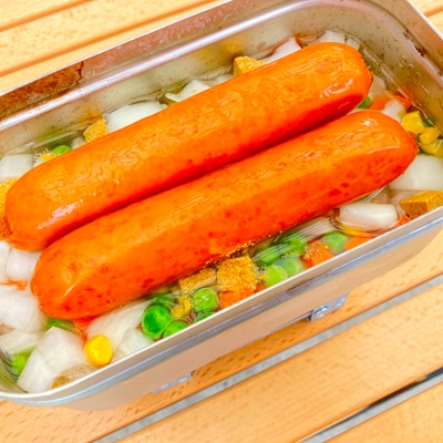 たっぷりウィンナーのバリうまピラフ