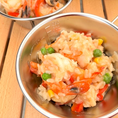 再現レシピ!アニメゆるキャン△の「えび香る!エビとトマトのリゾット」