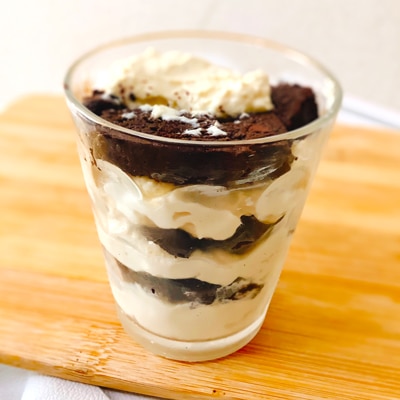 コンビニ商品だけで!コストコ風ティラミス