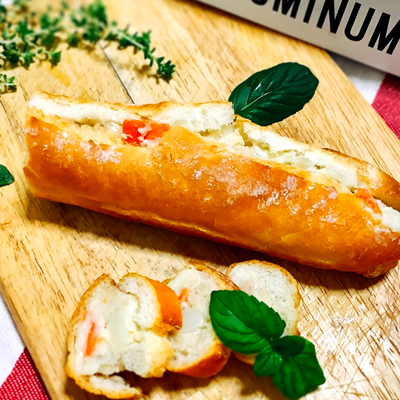 コンビニ商品だけで！簡単スタッフドバゲット