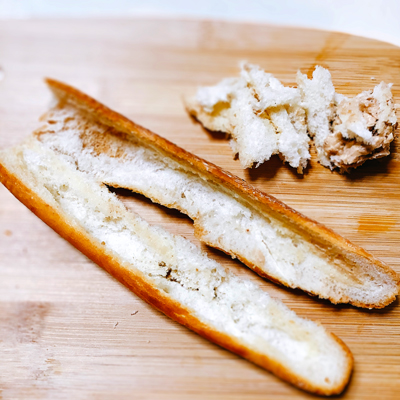 コンビニ商品だけで！簡単スタッフドバゲット