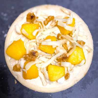 コンビニ商品だけで！お手軽フルーツピッツァ