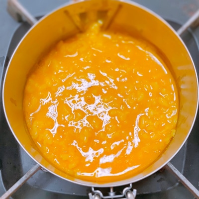 コンビニ商品だけで！甘さほっこりかぼちゃのチーズリゾット