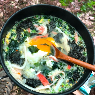 コンビニで材料が揃う!シメにもなる簡単クッパ